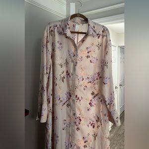 Button down shirt dress.